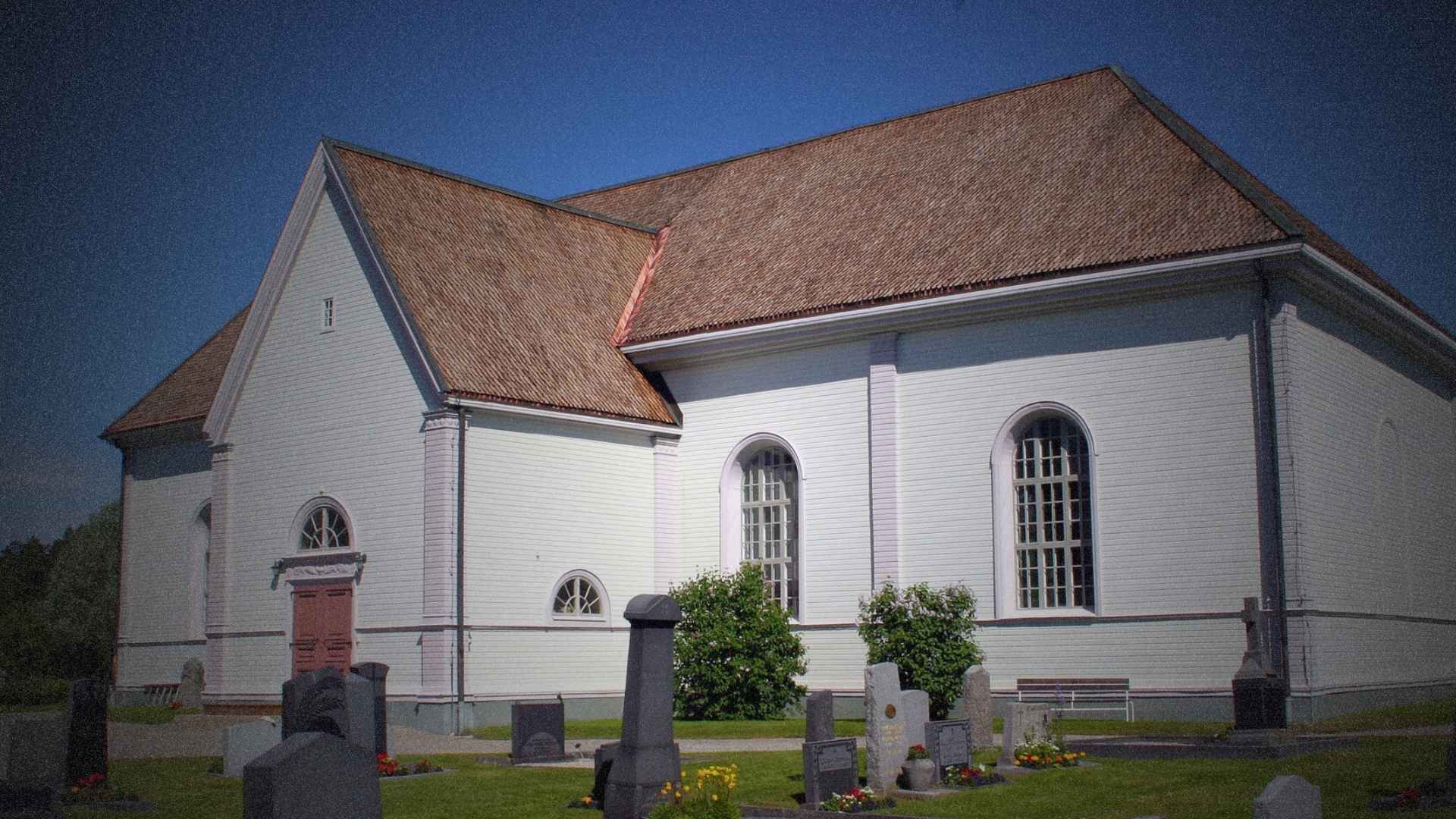 The Lady in Black at Vännäsby Cemetery — Västerbotten · Sweden · Church